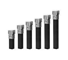 Pacote de 6 pés de metal com grampos para bases de cama 45