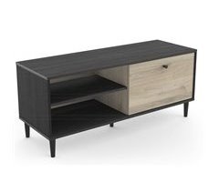 Mesa de TV estilo industrial artístico para sala de estar