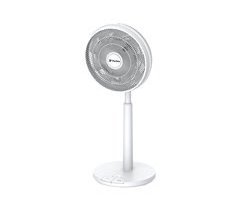 Ventilador de chão DC com bateria e 9 pás