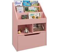 Estante Brinquedos MDF, Nylon e Metal HOMCOM 60