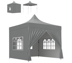 Tenda Dobrável Metal e Tecido Oxford Outsunny