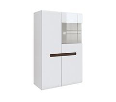 Armário baixo de 2 portas para porcelana com LED Darrel