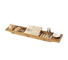 Bandeja de banho em bambu FRG212-N SoBuy