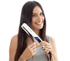 Ferro Cerâmico para Cabelo com Vapor