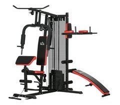 Multi Estação de Musculação Aço e PU SPORTNOW