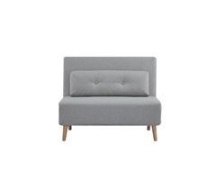 Sofá cama RITA cor cinza 100x78x75cm