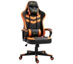 Cadeira Gaming Esponja, ABS, PVC Vinsetto