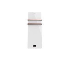 Cecotec Toalheiro elétrico com 850 W, ecrã LED, controlo remoto, temporizador 24/7, controlo tátil, proteção IP24, cobertura de 10 m², 2 ganchos para pendurar, sistema de segurança, design elegante e kit de instalação.