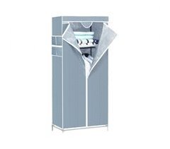 Guarda-roupa de pano com zíper Thinia Home