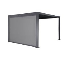 Pergola bioclimático de alumínio + 1 toldo 292x292