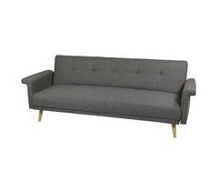 Sofá-cama islandês com pernas e colchão