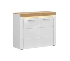 Aparador de 2 portas com LED Nara