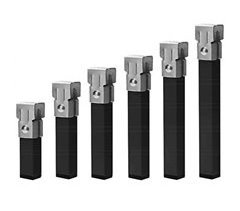 Pacote de 6 pés de metal com grampos para bases de cama 30