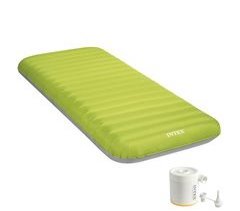 Colchão inflável individual TruAire Camping Mat c/inflador incluído INTEX