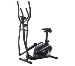 Bicicleta elíptica Aço, PVC, ABS HOMCOM