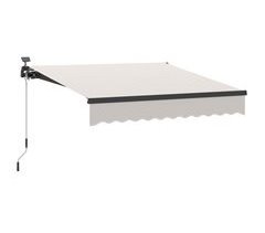Toldo Manual Retrátil Alumínio Outsunny
