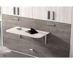 Secretária dobrável TWIN 98cm branco