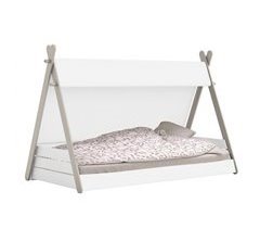 Cama infantil Totem para jovens Tipi Design com base de ripas