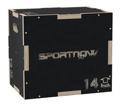 Caixa Pliométrica Madeira de faia SPORTNOW