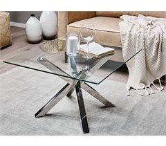 Beliani Mesa de centro STARLIGHT 70x70