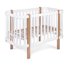 Berço para bebê YappyÉtude com estrado ajustável e inclinável