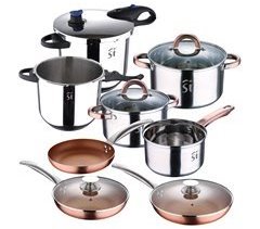 5 peças e frigideiras de bateria de cozinha