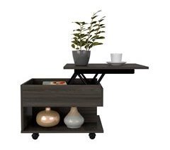 Mesa de Luanda Raised Coffee Table, com rodízios