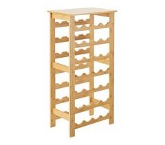 Garrafeira Äänekoski para 28 garrafas de bambu