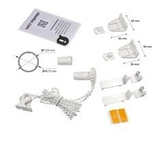 Conjunto de mecanismo para estor de rolo mini