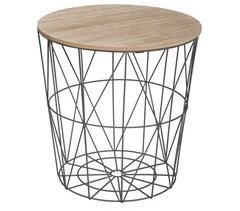 WELL HOME - Mesa lateral 'Kumi' de metal