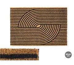 Tapete de entrada em fibra de coco 40x60cm RETRO