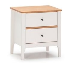  Mesa de cabeceira Luca 2 gavetas 46