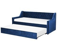 Beliani Cama nido Terciopelo MONTARGIS 91x219