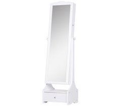 Espelho de joalheiro MDF, Mirror, Linen HOMCOM, casa - decoração