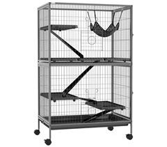 Gaiola para Roedores metal e plástico PawHut