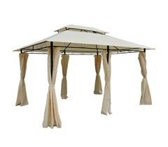 Pérgola de Exterior Aço e Poliéster Outsunny 400x300