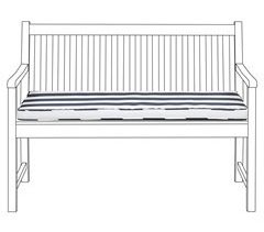 Beliani Cojín de asiento VIVARA 112x54