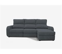 Chaise longue convertível em cama tecido APRIL