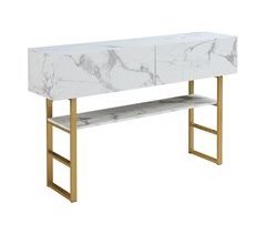 Mesa de consola Varberg com 2 gavetas 120
