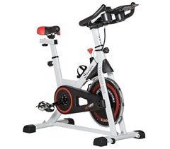 Bicicleta estática Aço e ABS HOMCOM