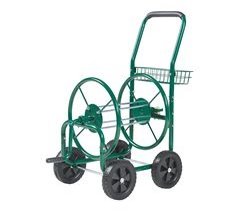 Carrinho metálico para mangueira (XL) de 3/4 polegadas