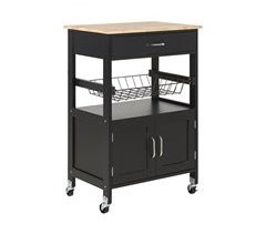 Beliani Carrito de cocina LUGO