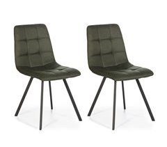  Conjunto de 2 cadeiras de jantar Mila