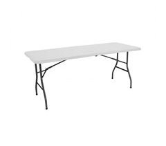 Mesa dobrável retangular de resina Mesa externa multiuso 180x70