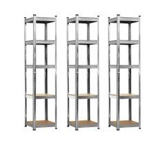 Pack 3 Prateleiras Modulares com 5 Prateleiras Ajustáveis ​​O91