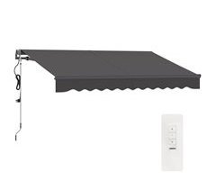 Toldo Elétrico Retrátil Alumínio e Poliéster Outsunny 296x250