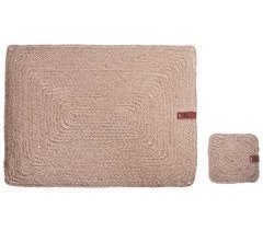 Beliani Manteles individuales y posavasos Yute SALTBUSH