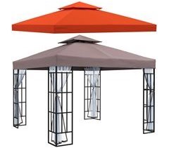 Conjunto de Pérgola Poliéster Outsunny