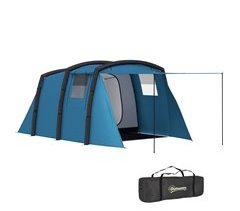 Tenda de Campismo Insuflável Poliéster e PE Outsunny