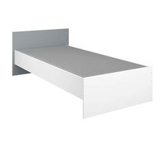 Cama jovem Germain com cabeceira moderna em melamina